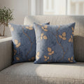 Printed Filled Cushions (Pair) - Violet Hour