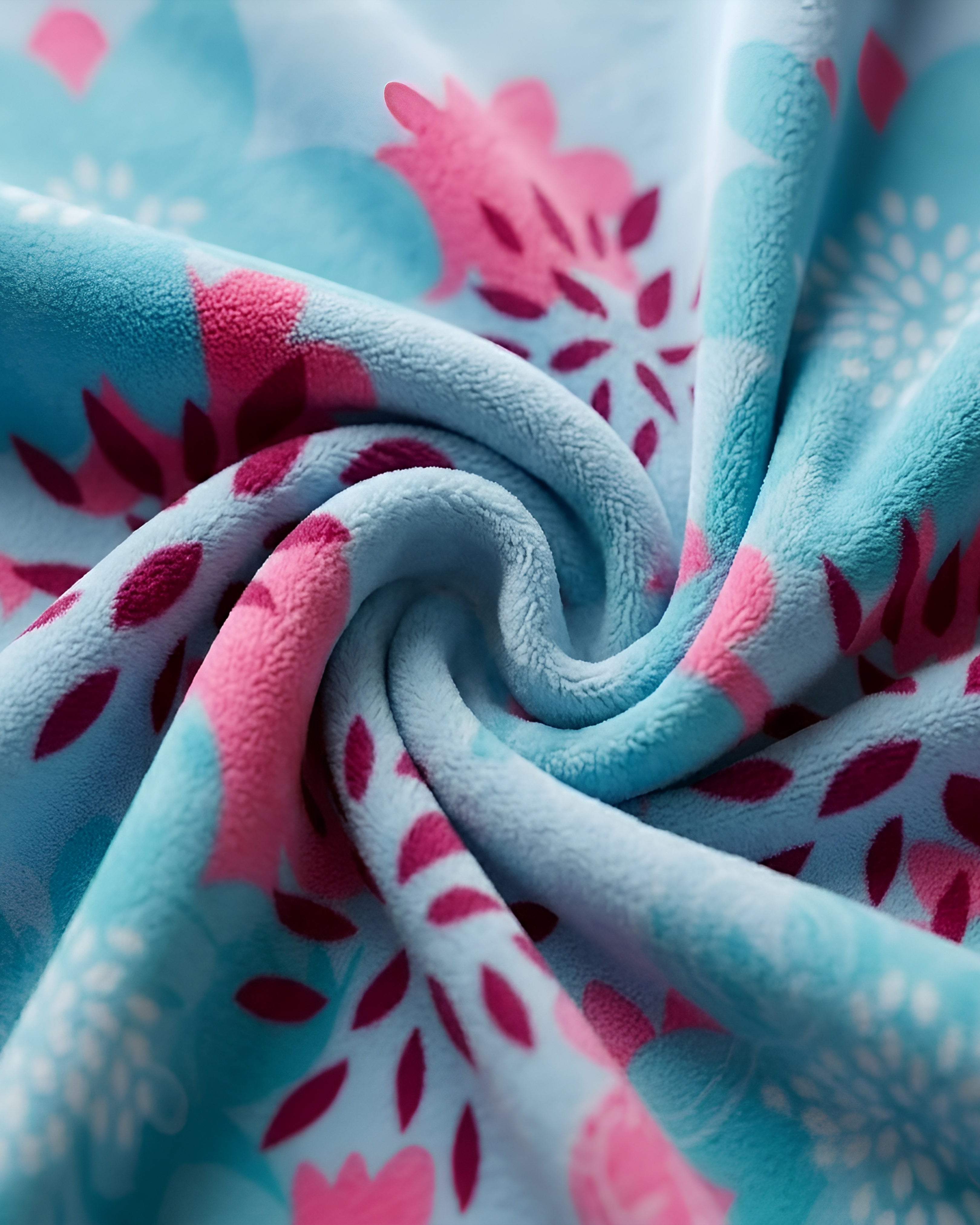 Supremo Flannel AC Blanket - Aqua