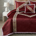 Opal 4 Piece Silk Bed Set-Zareen