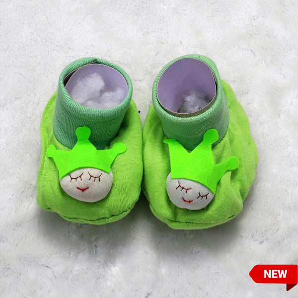 Newborn Baby Shoes- Lime Green