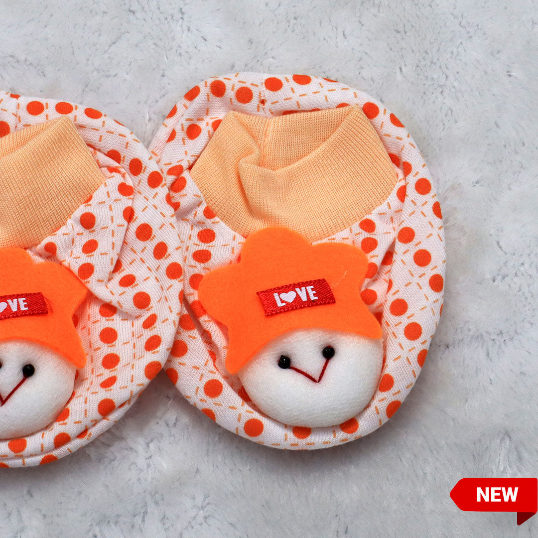 Newborn Baby Shoes- Carrot