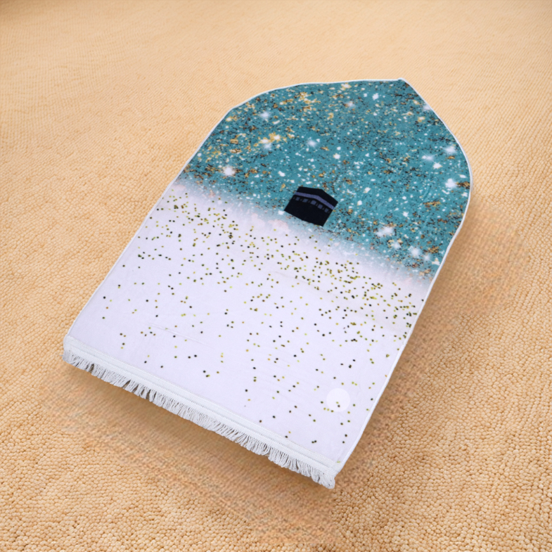 3D Janamaz Prayer Mat-Kaaba-e-Noor