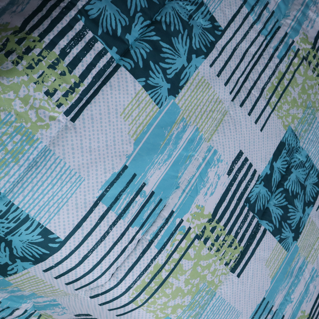 Printed King Bed Comforter - Wave