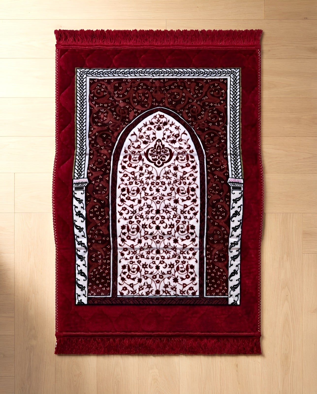 Sahara Knee Support Prayer Mat - Maroon