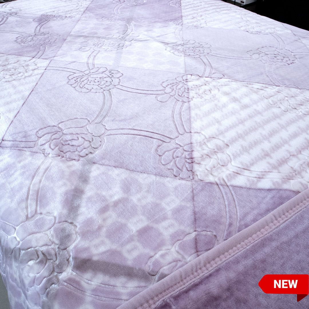 Emperor Single Bed Blanket Lilac