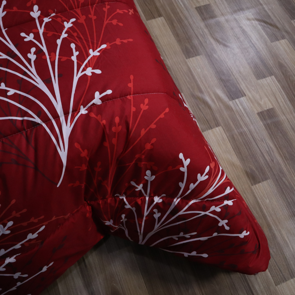 Printed King Bed Comforter - Redfrost