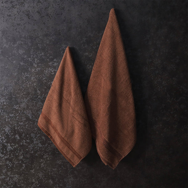 Premium Cotton Towel-Brown