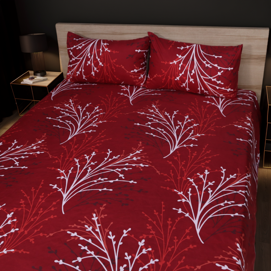 Bed Sheet Fantasy King Bed- Redfrost