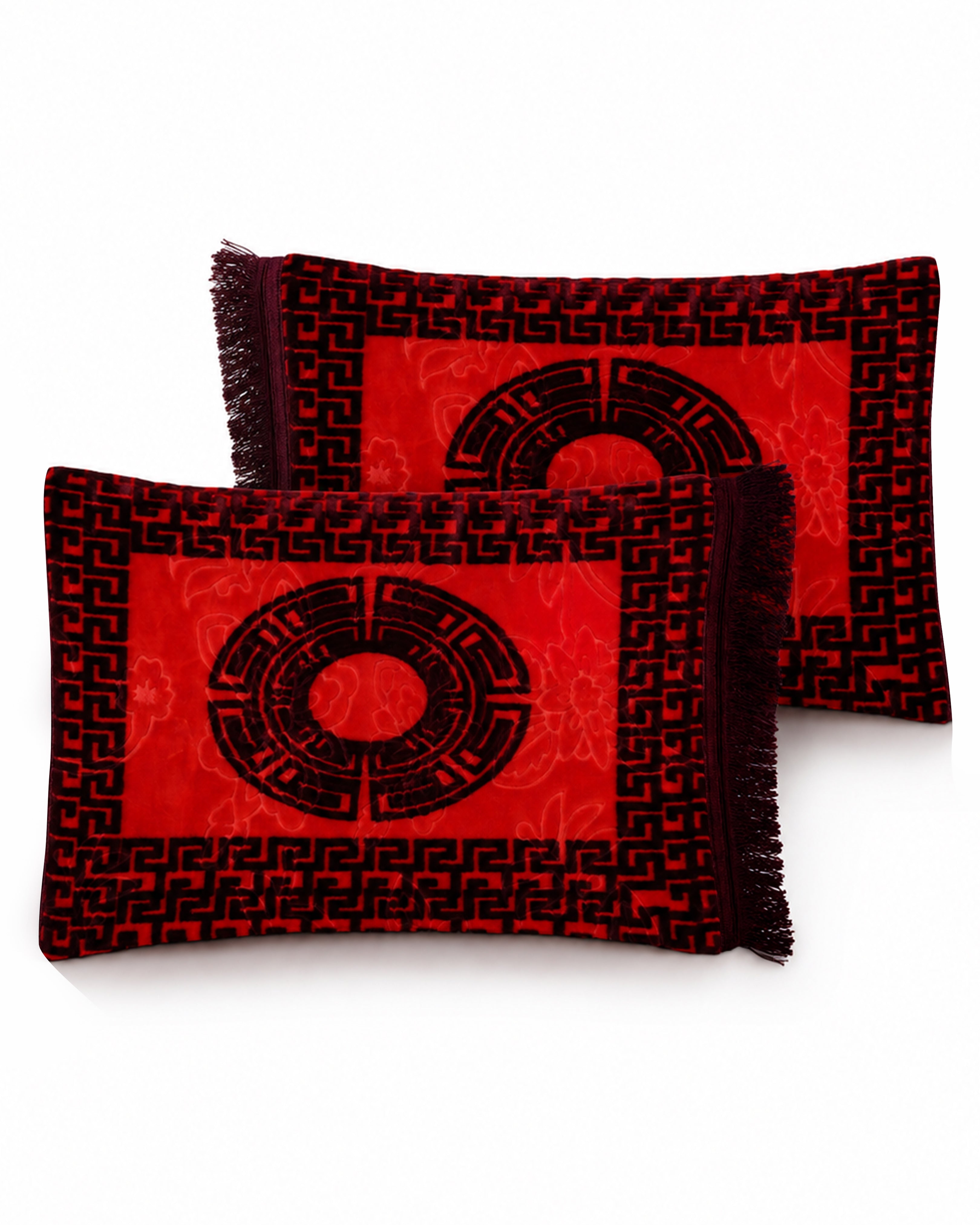 Printed Pillow Covers Pair - Cardinal