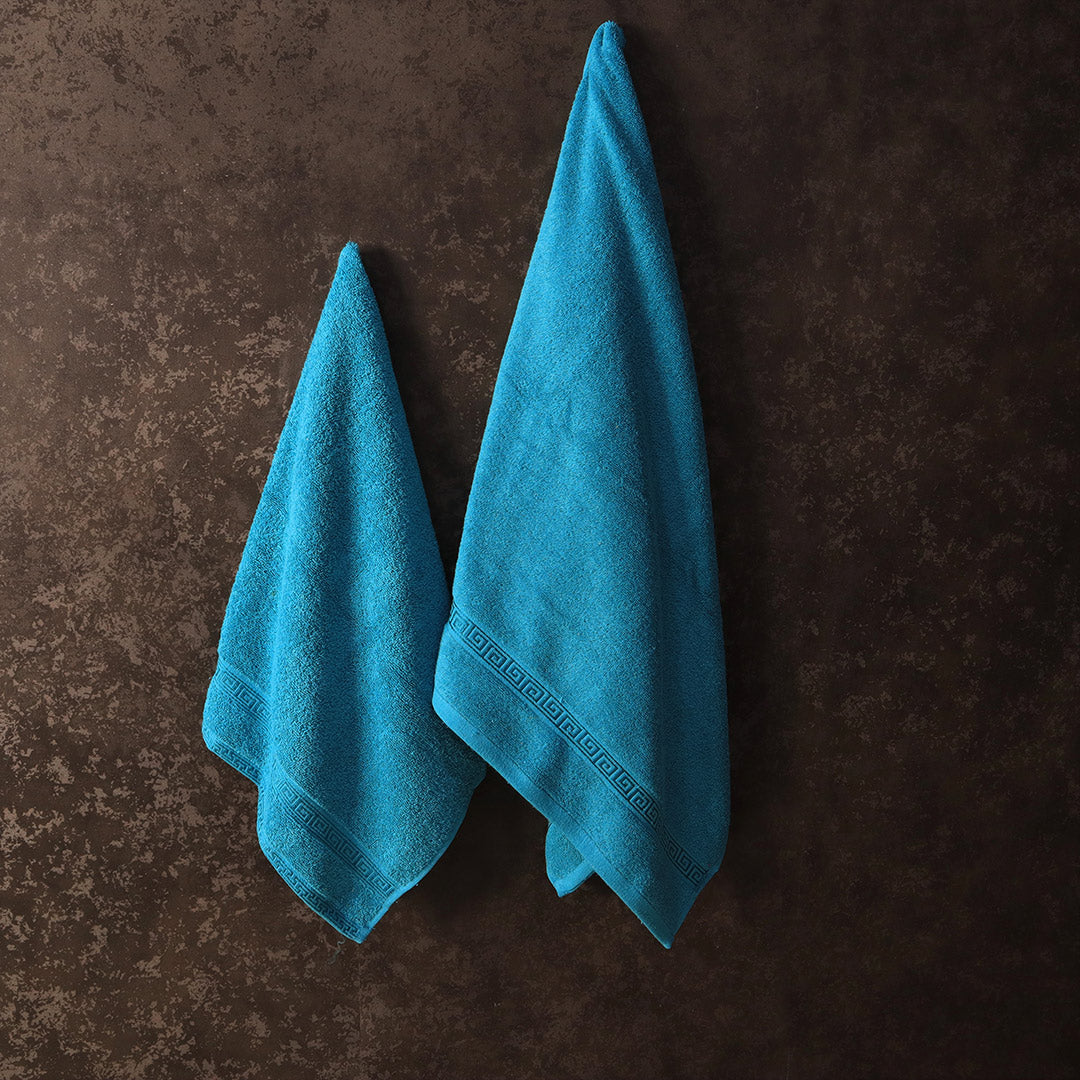 Premium Cotton Towel-Sapphire Blue