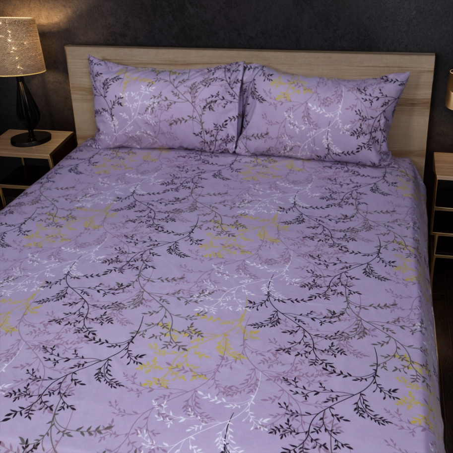 Bed Sheet Fantasy King Bed- Mauve