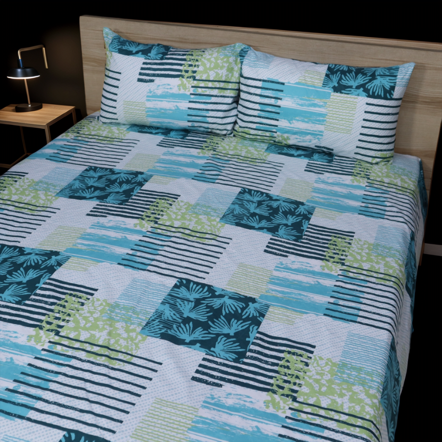 Bed Sheet Fantasy King Bed- Wave