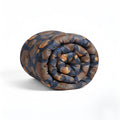 300 GSM Printed King Bed Comforter - Carbon Comb