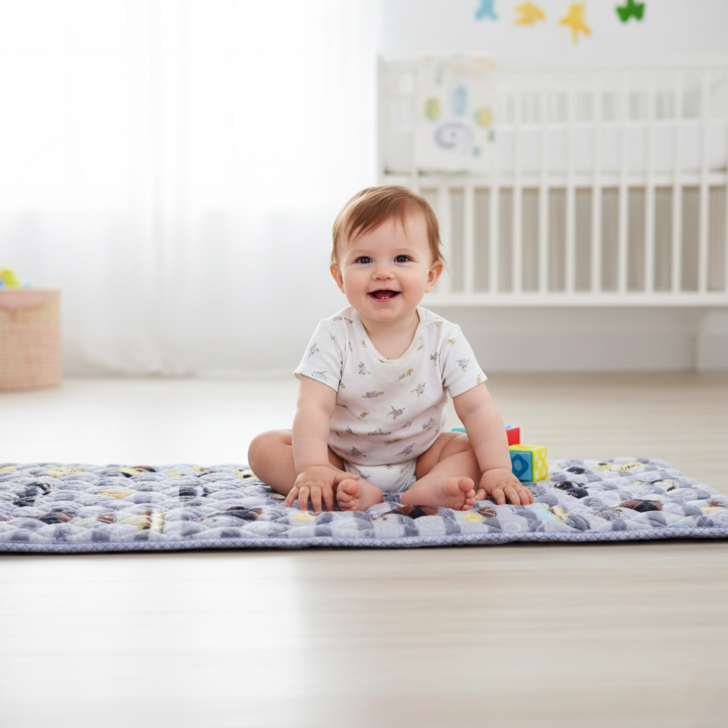 Kids Runner Play Mat-Gray (192×71 cm)