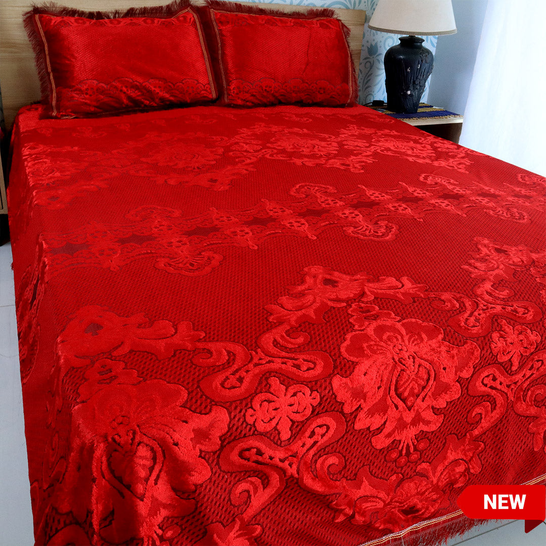 Regal Decor Bedding Sets- Red-Plushmink