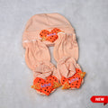 3 Pieces Baby Cap Set- Mom hug's Comfy-Orange