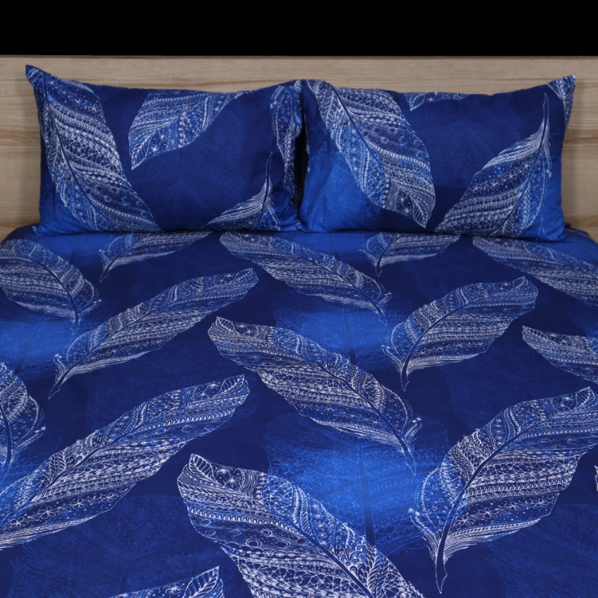Bed Sheet Fantasy King Bed- Peacock