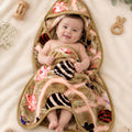 Baby Chic Hood Blanket - Muffin