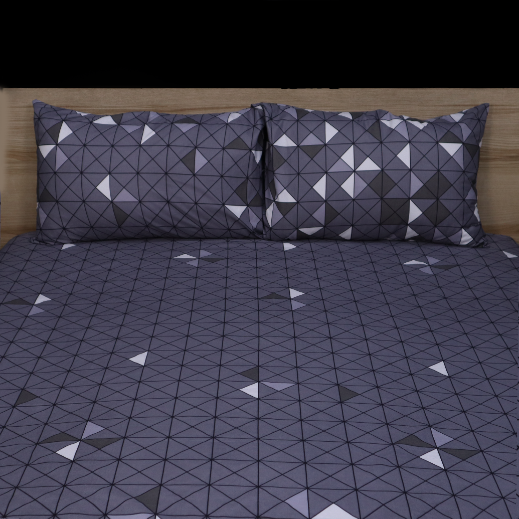 Bed Sheet Fantasy King Bed- Linear Luxe