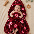 Baby Chic Hood Blanket - Orchid