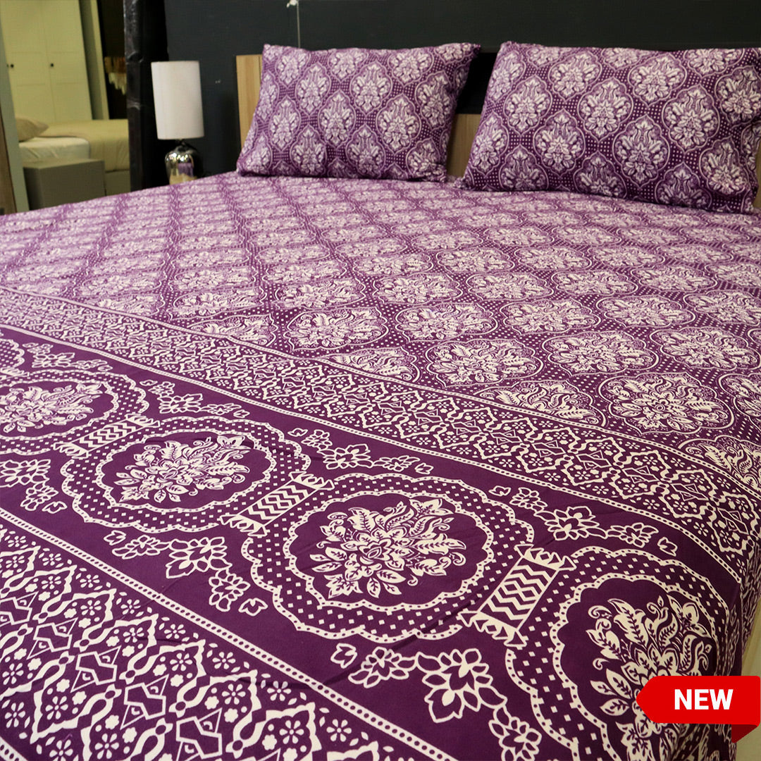 Bed Sheet Fantasy King Bed-Ultra Violet