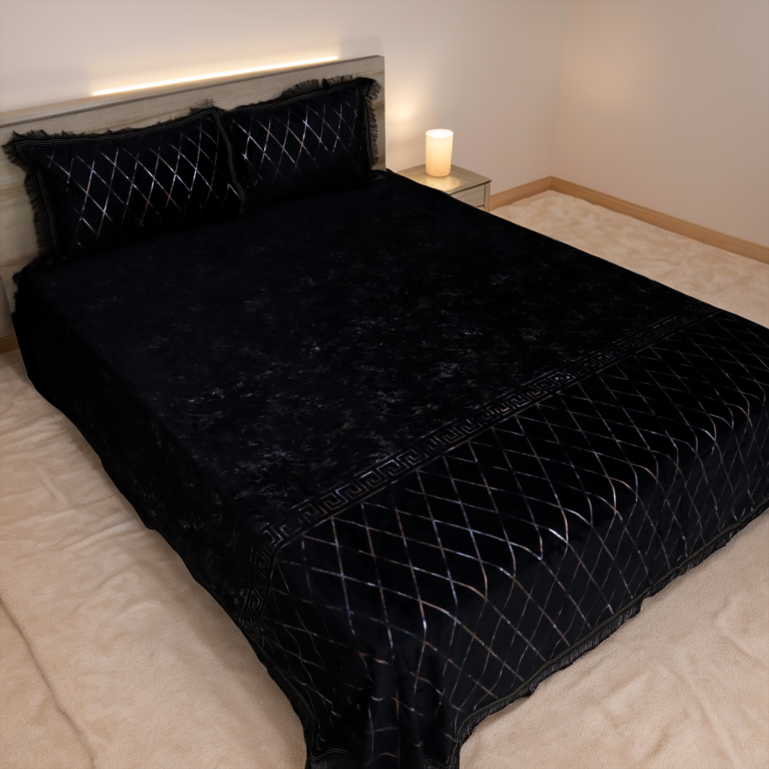 Regal Decor Bed Set-Noir