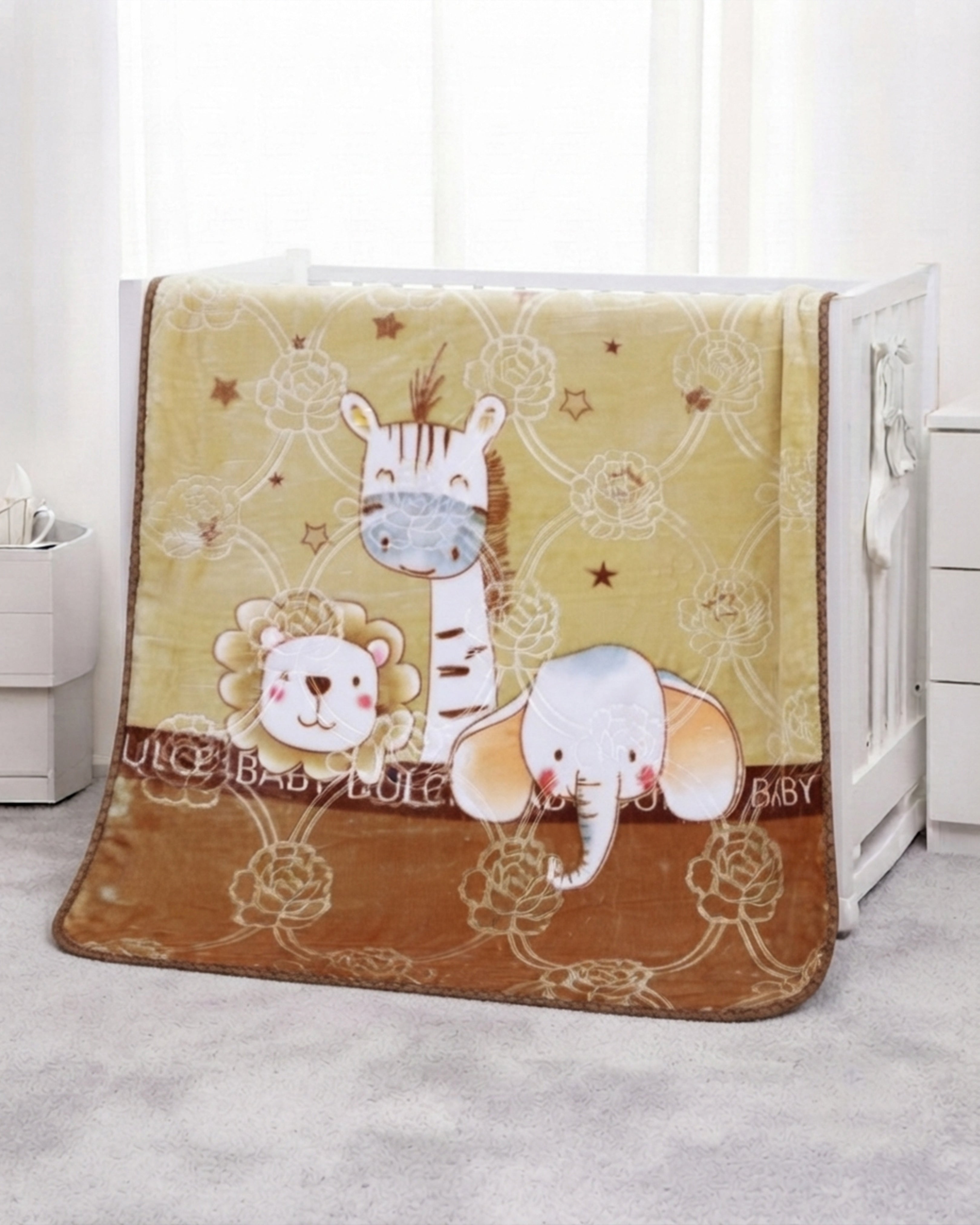 Tiny Tots Kids Blanket-Golden