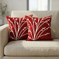 Printed Filled Cushions (Pair) - Redfrost