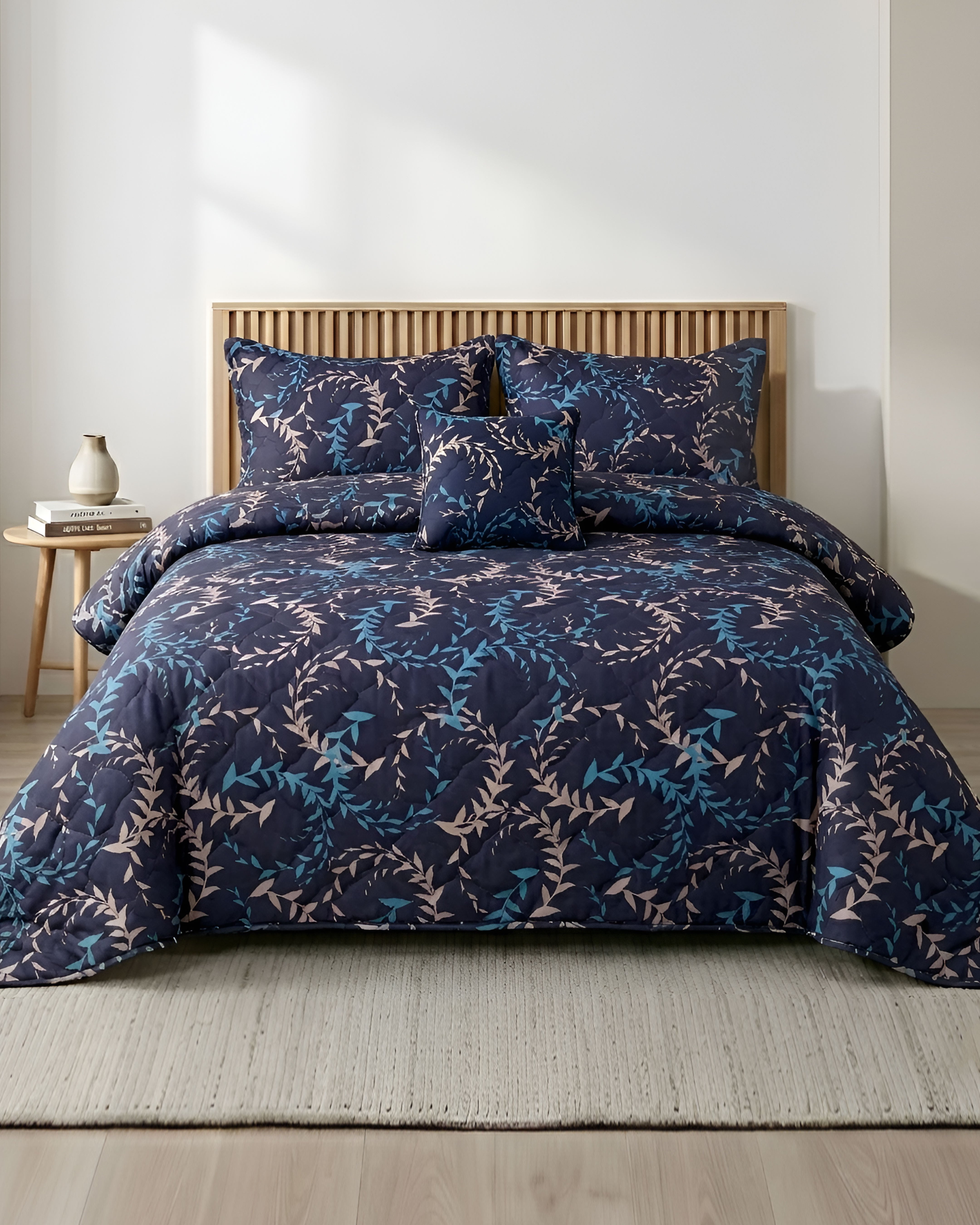 Fantasy 4 Pieces Bed Spread - Midnight Forest