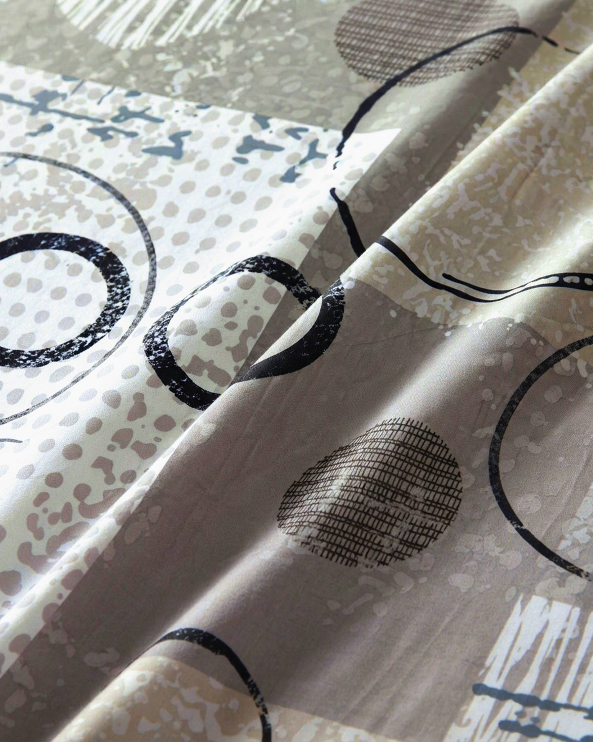 Loam 100% Cotton Printed Bedsheet (King Bed) | Alba Collection