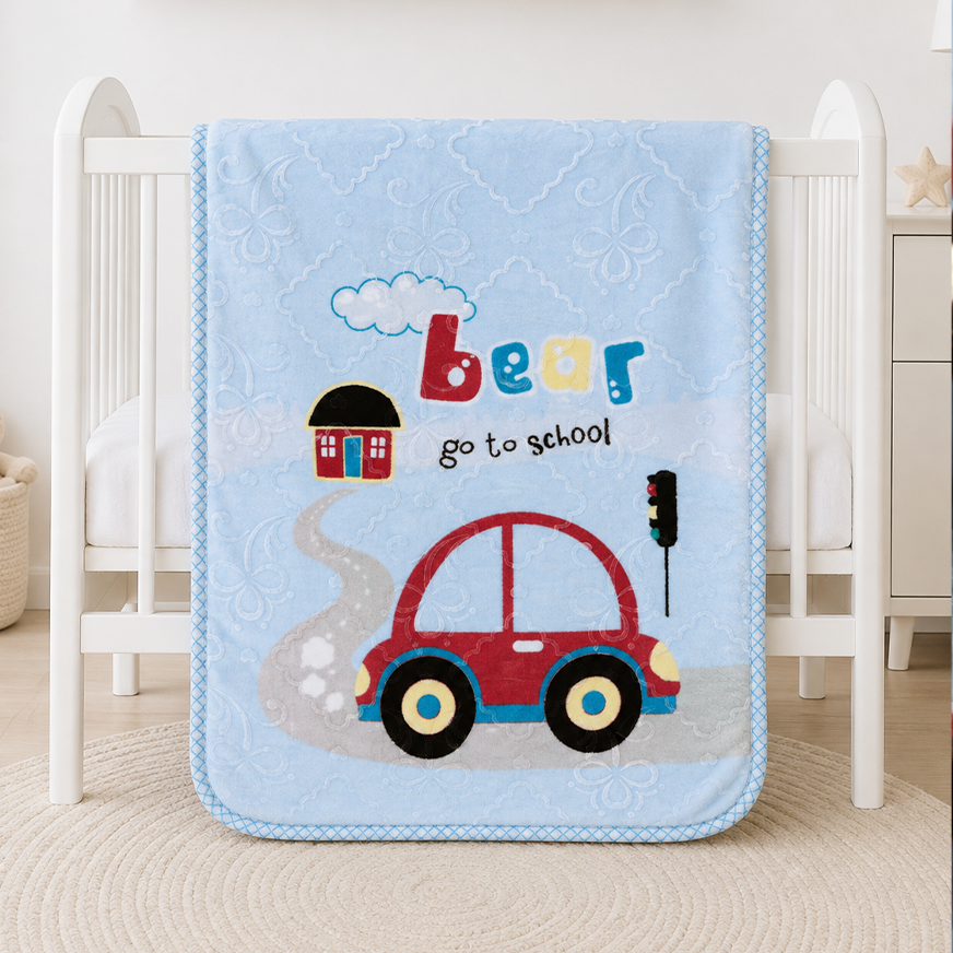 Cuddle Me Baby AC Flannel Blanket - Snuggle Ride