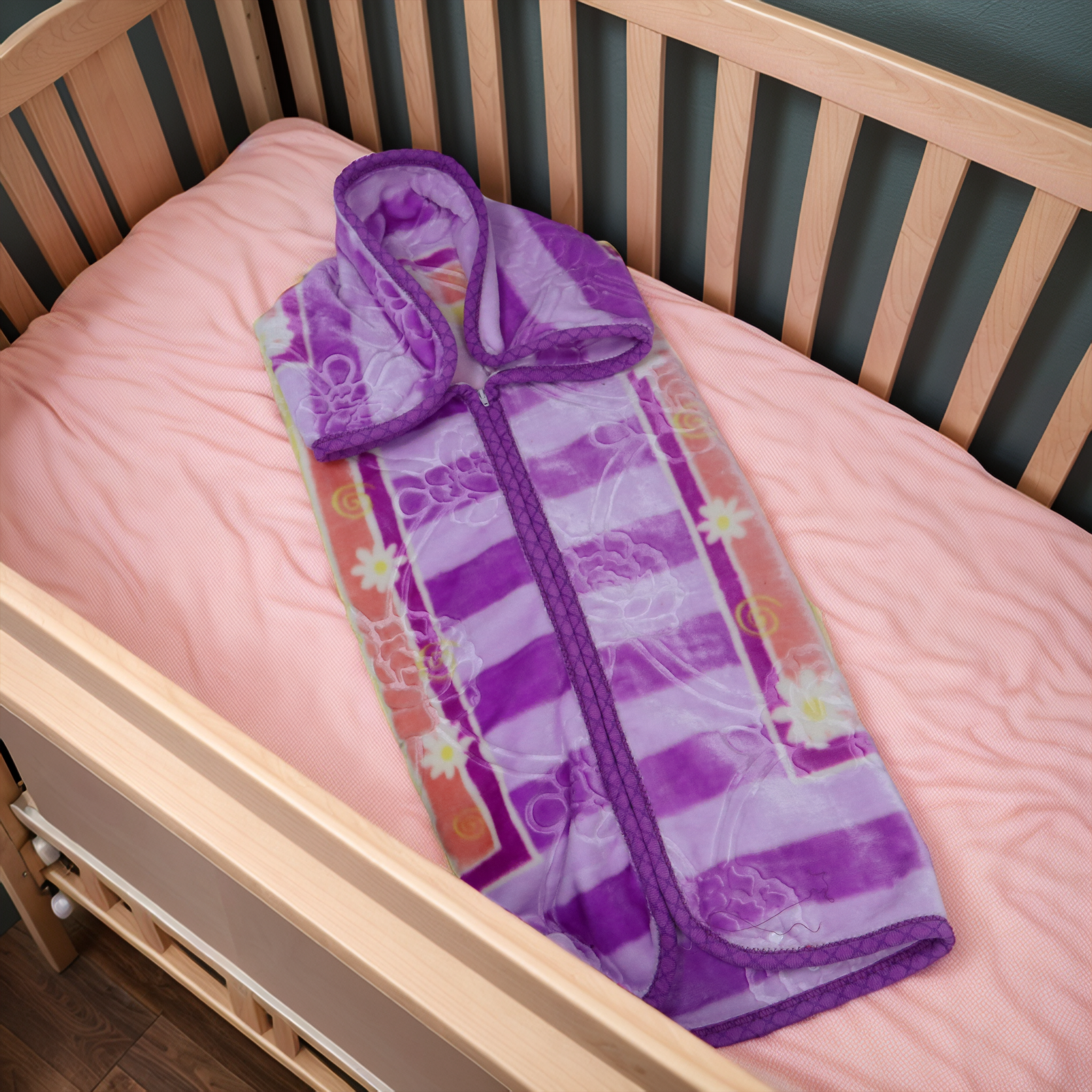 Tiny Tots Zipper Cloud Baby Blanket - PurBear