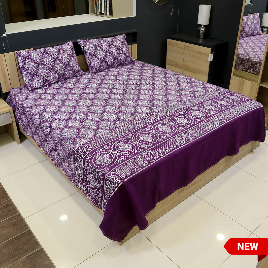 Bed Sheet Fantasy King Bed-Ultra Violet