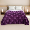 Supremo Flannel AC Blanket - Plum