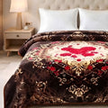 Super Duper 4 KG 2-Ply Double Bed Blanket - Chocalate