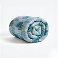 300 GSM Printed King Bed Comforter - Wave