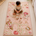 Baby Play Mat Rug - Peach (65x120 cm)