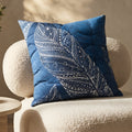Quilted Cushion - Peacock