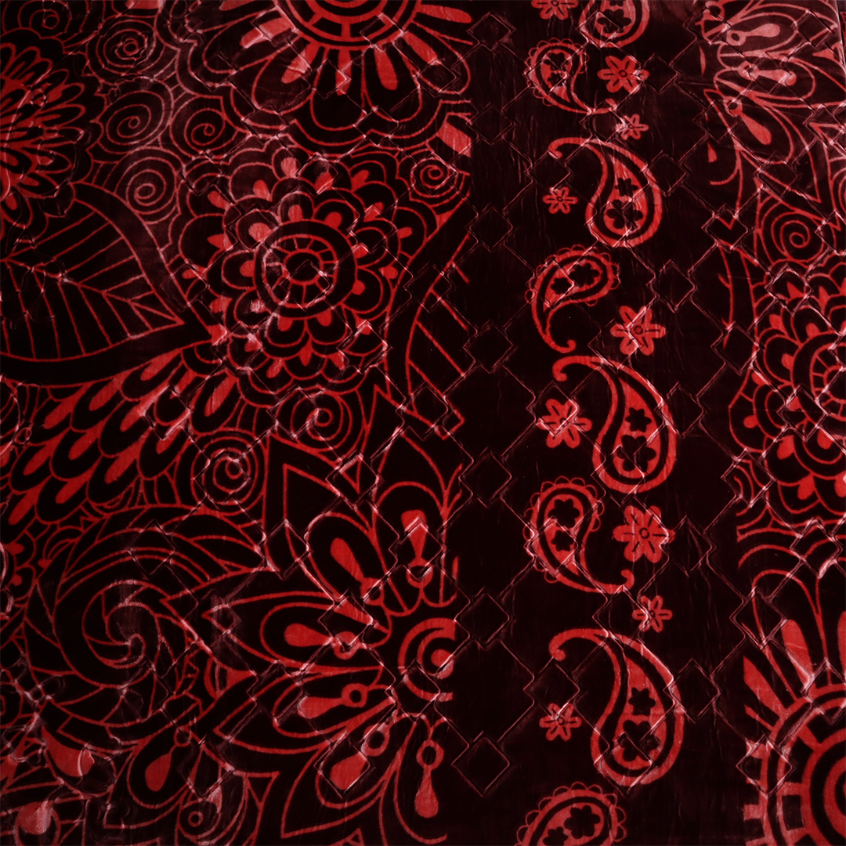 Moonlight Cloudy Bed Blanket - Saffron