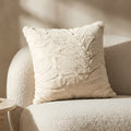 Solid Mink Cushion - Vanilla
