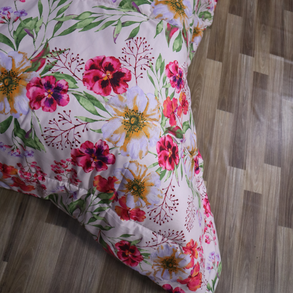 Printed King Bed Comforter - Floral
