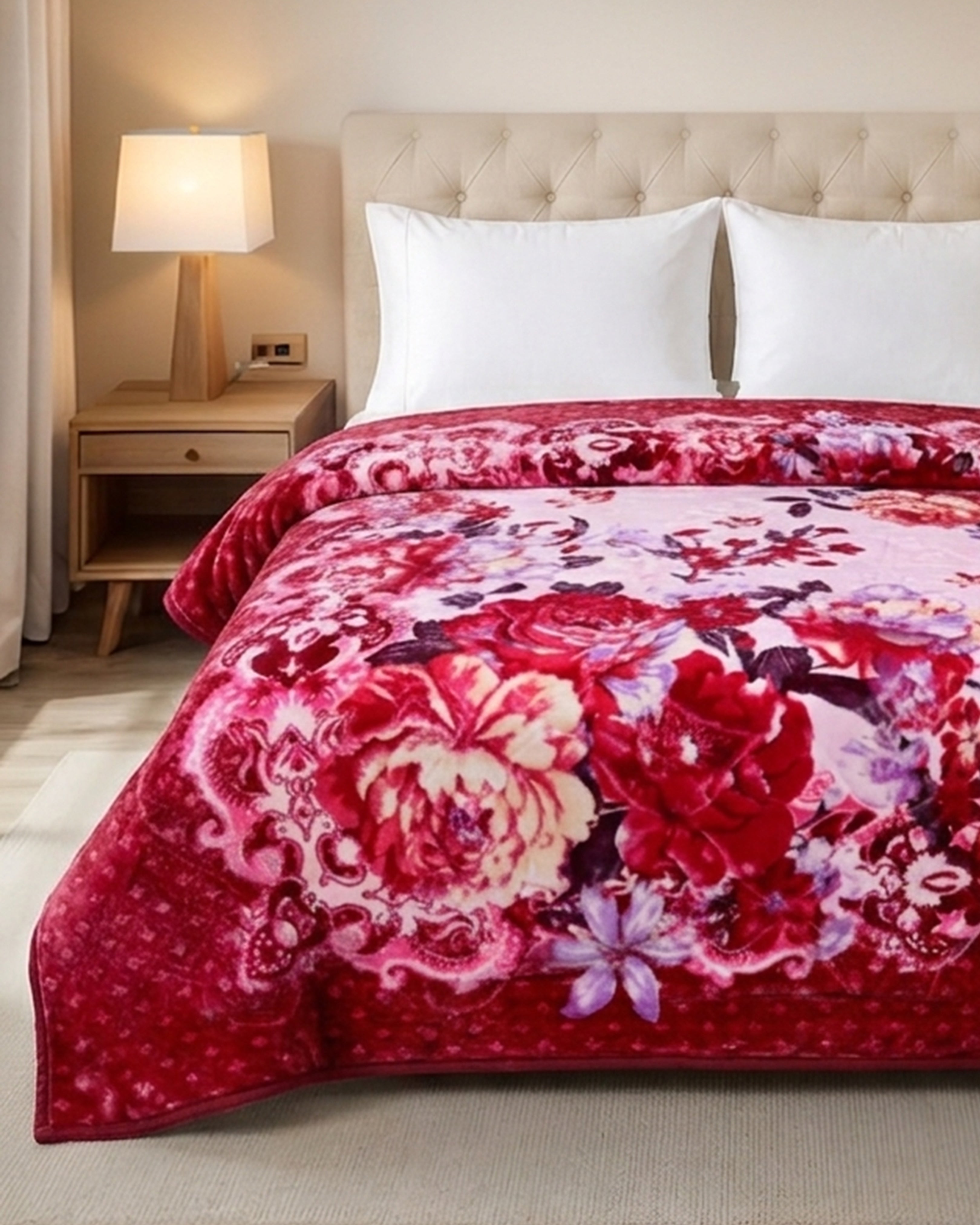 Empire 6KG 2-Ply King Bed Blanket-Peony