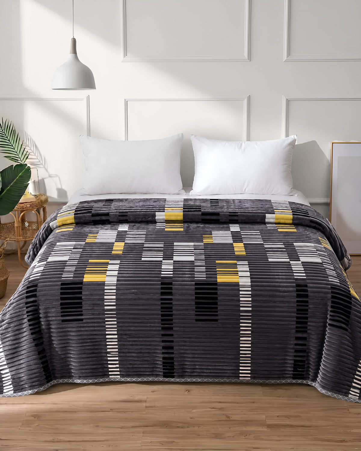 Nova Ribbed Throw Blanket - Cipher