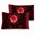 Printed Pillow Covers Pair - Berry