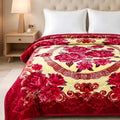 Super Duper 4 KG 2-Ply Double Bed Blanket - Crimson
