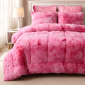 House of Velour 6-Piece Bed in a Bag-Pink