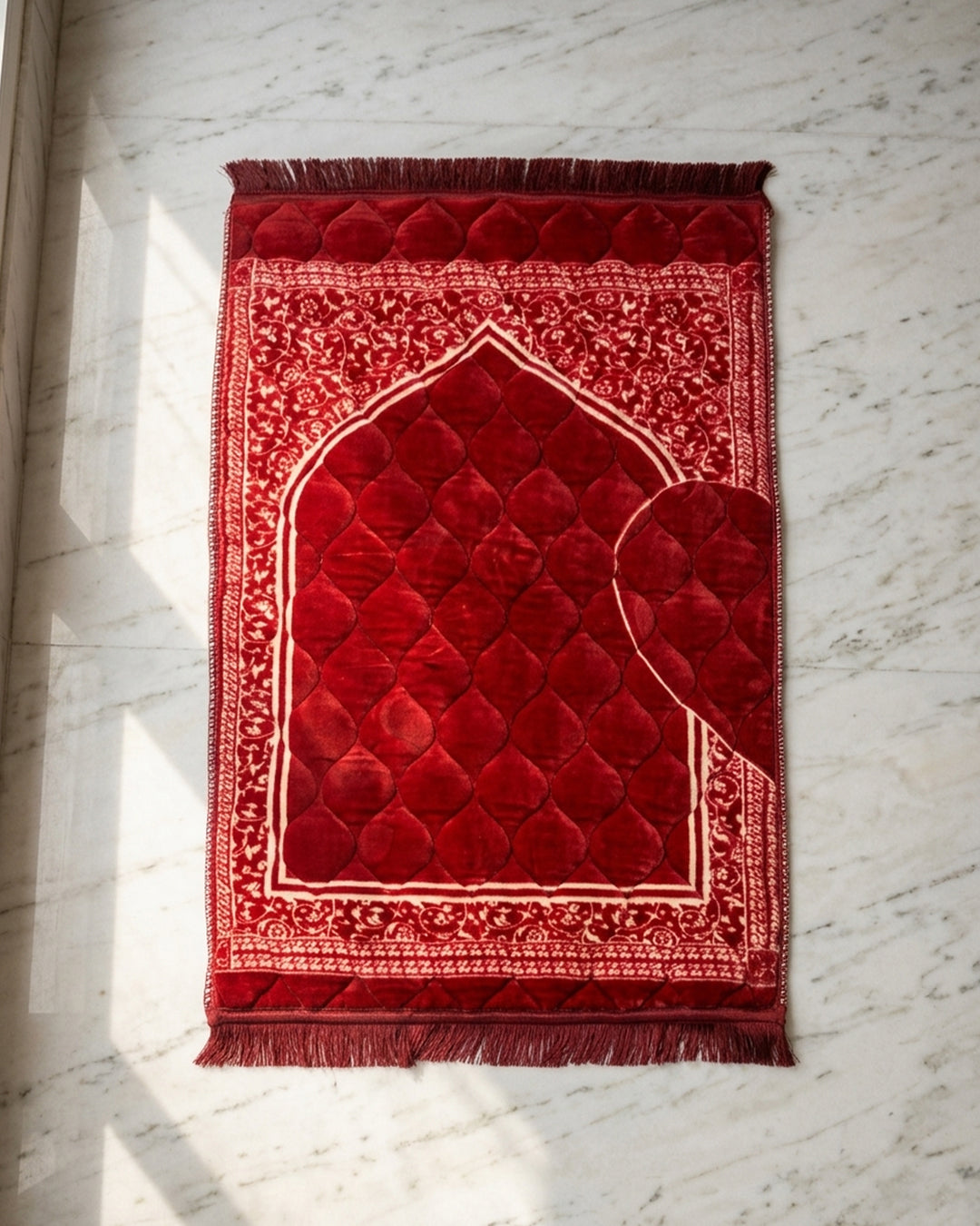 Mughal Prayer Mat Gold Series-Qalban A