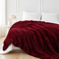 Shaggy Throw Blanket - Maroon