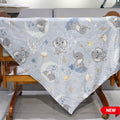 Mini Me 1-Ply AC Flannel Baby Blankets - Breeze