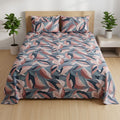 Dove 100% Cotton Printed Bedsheet (Double Bed) | Alba Collection